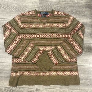 vintage polo ralph lauren knit sweater